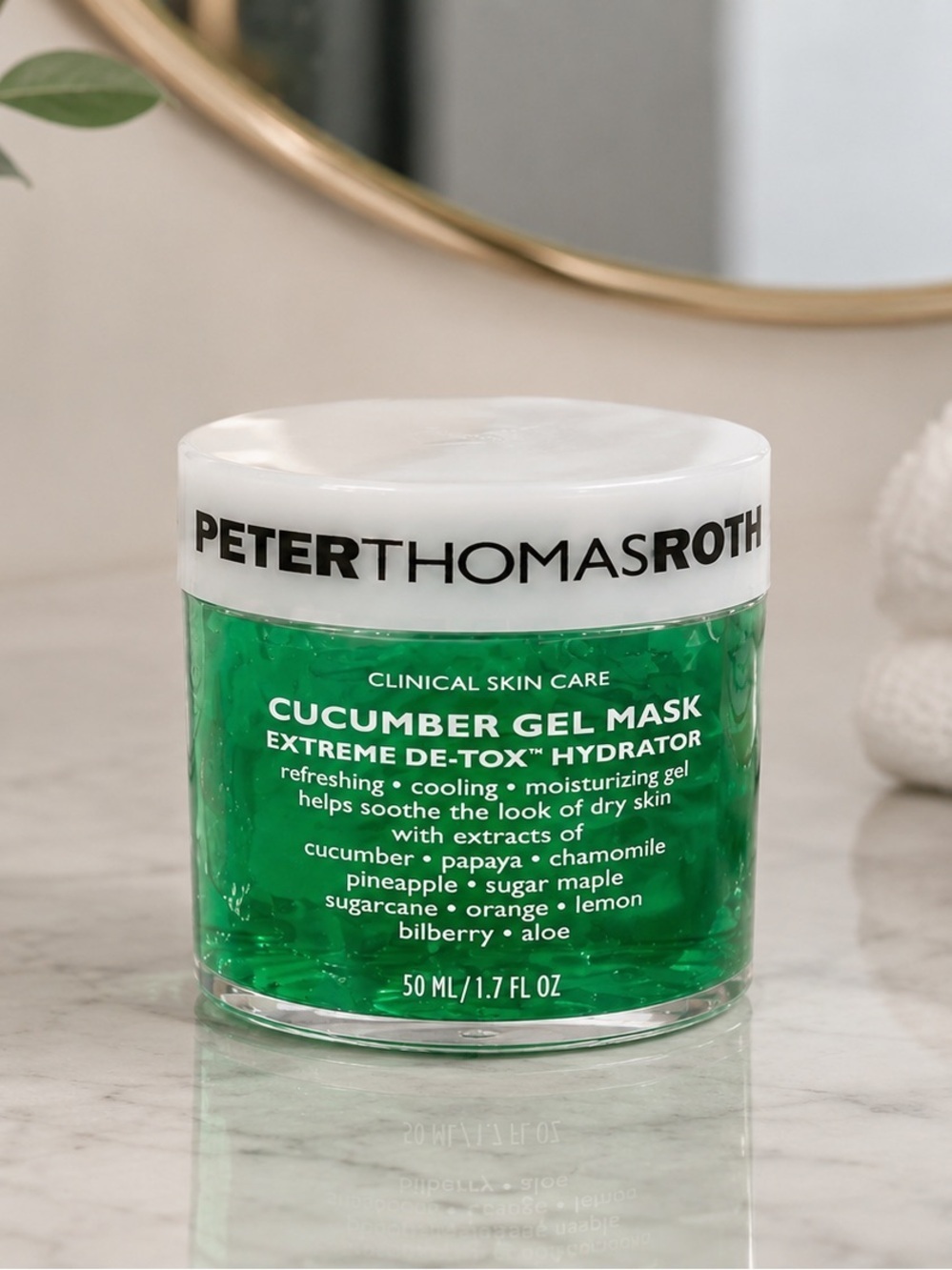 Peter Thomas Roth Cucumber Gel Mask 1.7oz | Hydrating Soothing Face Mask Sealed